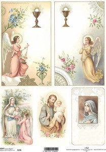 Papier decoupage Soft A4 210x297 - ITD S236