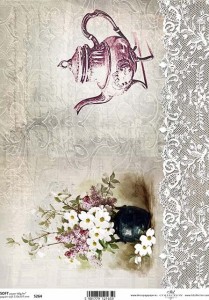 Papier decoupage Soft A4 210x297 - ITD S264