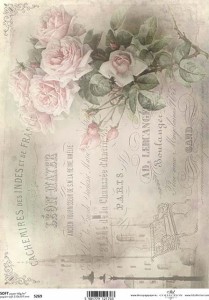 Papier decoupage Soft A4 210x297 - ITD S269