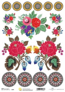 Papier decoupage Soft A4 210x297 - ITD S284
