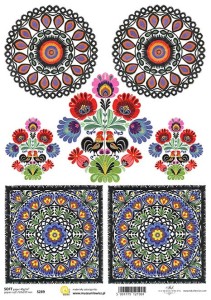 Papier decoupage Soft A4 210x297 - ITD S289