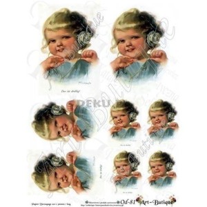 Papier do decoupage 210X305 - Art-Butique Od-81 3927