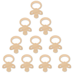 Zestaw ozdób ze sklejki 2cm Smoczki - 10 szt. 