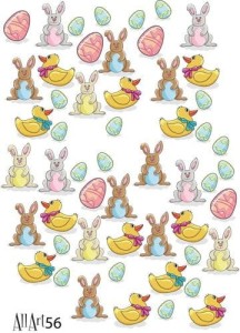 Papier decoupage 210x297mm A4 - AllArt 56 - Wielkanoc 1 - AllArt 51 - Jajka wielkanocne 4768