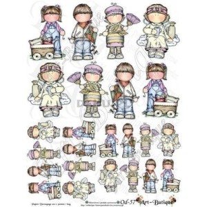 Papier do decoupage 210X305 - Art-Butique Od-57 3903