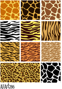 Papier decoupage 210x297mm A4 - AllArt 286 - zwierzęta tło 5787