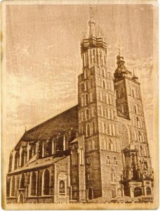 Kościół Mariacki Kraków (duże) - 191 mm x 145 mm 6080