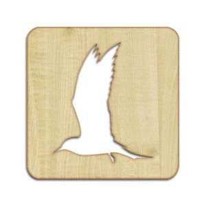 Podkładka pod szklankę lub kubek z ptakiem