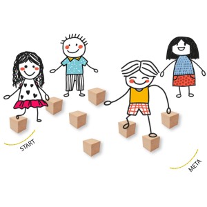 Deku Gra zręcznościowa Wyścig po Klockach 3+ 