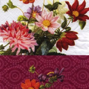 Serwetka do decoupage-wiosenne kwiaty