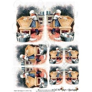 Papier do decoupage 210X305 - Art-Butique Od-90 3938
