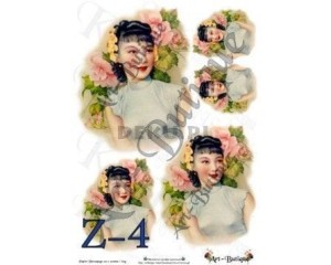 Papier do decoupage 210X305 - Art-Butique Z-4 1786