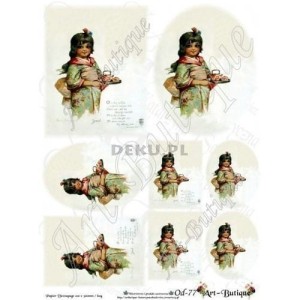 Papier do decoupage 210X305 - Art-Butique Od-77 3923