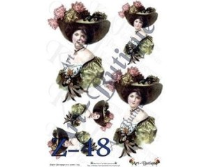 Papier do decoupage 210X305 - Art-Butique Z-48 1831