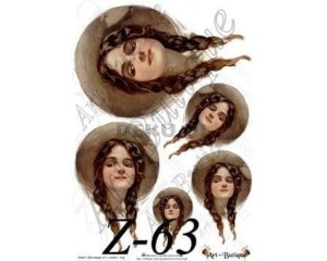 Papier do decoupage 210X305 - Art-Butique Z-63 1846