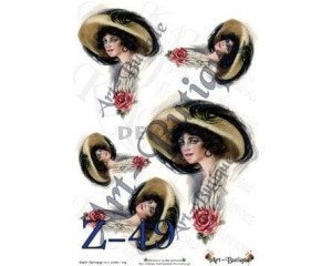 Papier do decoupage 210X305 - Art-Butique Z-49 1832