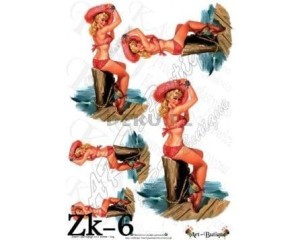 Papier do decoupage 210X305 - Art-Butique Zk-6 1634