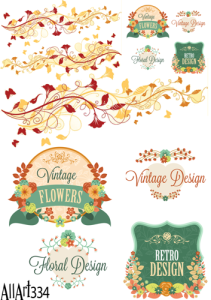 Papier decoupage 210x297mm A4 - AllArt 334 - ozdbniki 5835