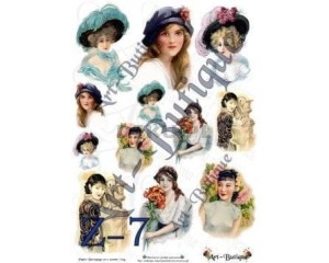 Papier do decoupage 210X305 - Art-Butique Z-7 1789