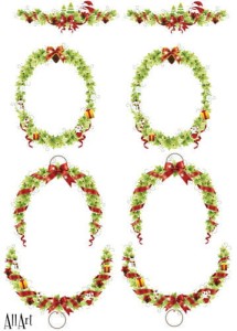 Papier decoupage 210x297mm A4 - AllArt 17 - Boże Narodzenie 4630