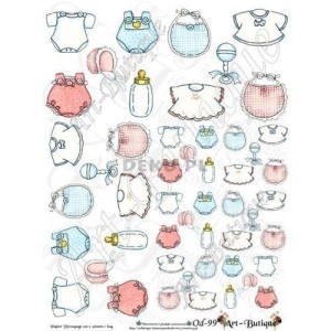 Papier do decoupage 210X305 - Art-Butique Od-99 3947