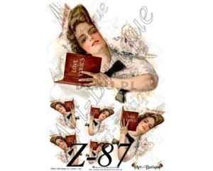 Papier do decoupage 210X305 - Art-Butique Z-87 1869