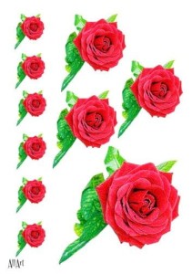 Papier decoupage 210x297mm A4 - AllArt 4 4616