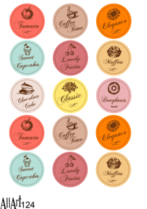 Papier decoupage 210x297mm A4 - AllArt 124 - etykiety 5600