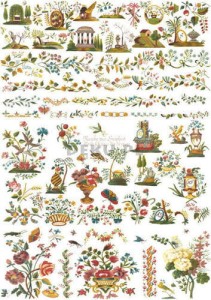 Papier decoupage A4 297X210 - itd 0023m 984