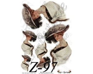 Papier do decoupage 210X305 - Art-Butique Z-97 1879