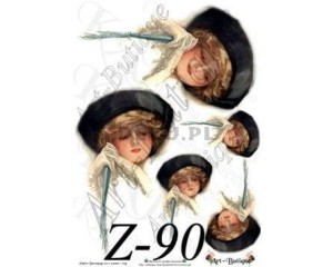 Papier do decoupage 210X305 - Art-Butique Z-90 1872