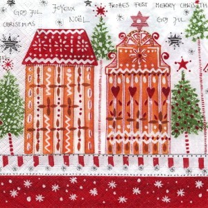 Serwetka do decoupage-piernikowa droga 6394