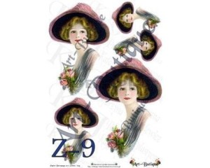 Papier do decoupage 210X305 - Art-Butique Z-9 1791