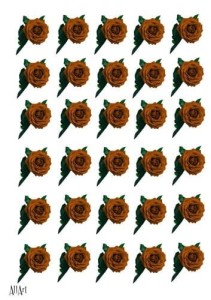 Papier decoupage 210x297mm A4 - AllArt 7 4619