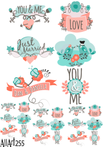 Papier decoupage 210x297mm A4 - AllArt 255 - miłość 5756