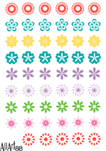 Papier decoupage 210x297mm A4 - AllArt 88 - ozdobniki 5491