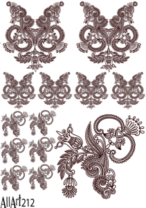 Papier decoupage 210x297mm A4 - AllArt 212 - ozdobniki 5705