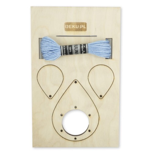 5900168575134  Deku – Zestaw zawieszek do haftowania na drewnie 6 x 4,5 cm – łezka – wzór koło duże.jpg