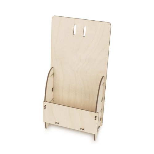 Deku Drewniany stojak na ulotki DL z niskim frontem x1 -pojedynczy.jpg