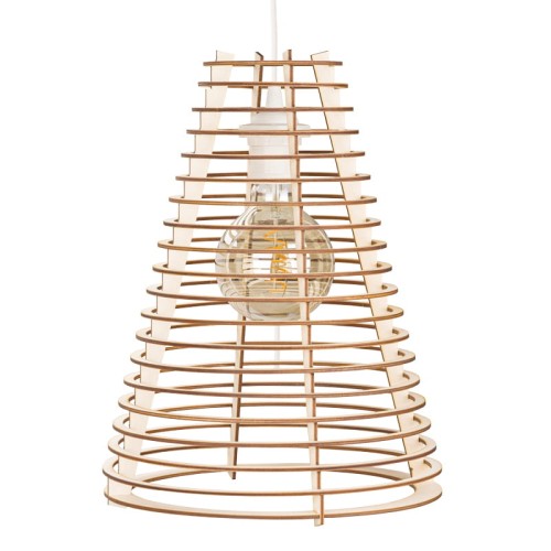 Deku - Teresa Lampa wisząca dekoracyjna drewniana Biała oprawka.jpg