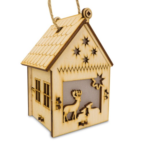 Deku - Latarenka Świąteczna drewniana Lampion na lampkę LED 7x10x6 cm.jpg