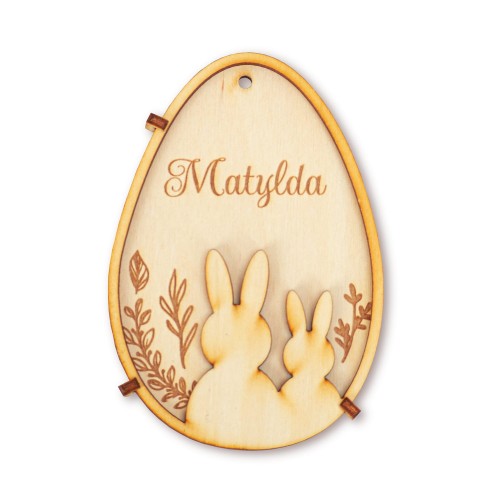 Deku - Jajko Wielkanocne Pisanka drewniana z Grawerunkiem 10 x 7 cm.jpg