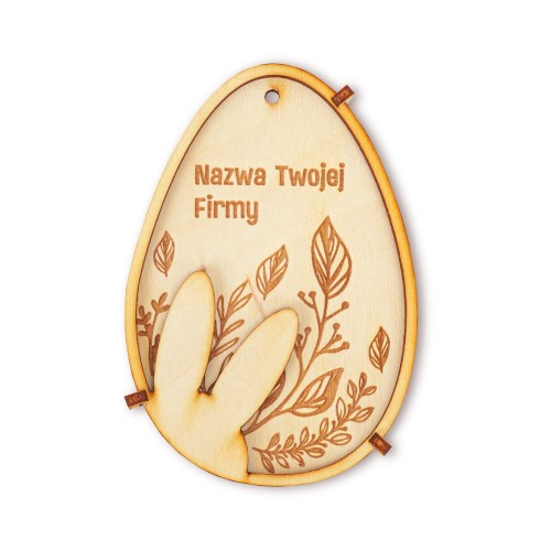 Deku - Jajko Wielkanocne Pisanka drewniana z LOGO Twojej Firmy 10 x 7 cm.jpg