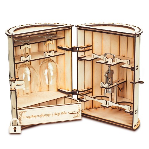 Deku - Beczka do przechowywania Wina i akcesoriów Zestaw prezentowy 29x37cm 1.jpg