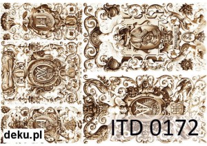 Papier decoupage A4 210x297 - itd 0172m 534