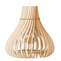 Deku - Sybilla Lampa wisząca dekoracyjna drewniana Biała oprawka.jpg