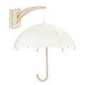 Deku Parasol Kinkiet Lampa ścienna dekoracyjna drewniana Biała oprawka  2.jpg