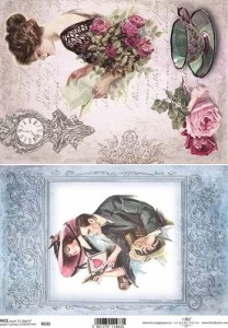 Papier ryżowy A4 210x297 -  decoupage itd R531 6968