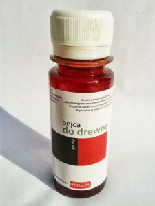 Bejca do drewna 60ml KOLOR: czerwony 4099