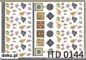 Papier decoupage A4 210x297 - itd 0144m 414